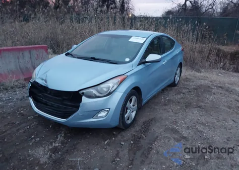 2013 Hyundai Elantra Gls из США, поврежденный, VIN KMHDH4AE2DU765815